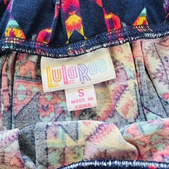 LulaRoe Madison Skirt With Pockets Casual Multicolor Travel Beautiful S 0711 - Picture 5 of 7